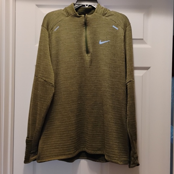 Nike Therma-FIT Repel Element Half-Zip Top Rough Green/Alligator Size XL - Picture 1 of 6